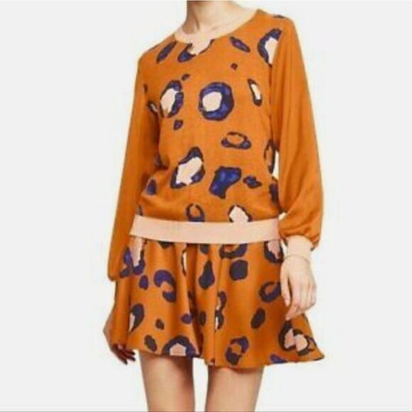 3.1 Phillip Lim For Target SkirtsWomen's Leopard Print A-Line Mini Skirt - Picture 1 of 9